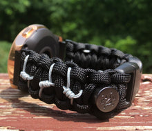 Load image into Gallery viewer, Samsung Galaxy Watch Band, Galaxy 42mm, Galaxy 46mm, Gear S3 Frontier, Gear S3 Classic, Gear Sport, 550 Paracord Watch Band.