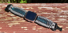 Lade das Bild in den Galerie-Viewer, Paracord Watch Band compatible with Fitbit Versa 1, Versa Lite, Versa 2, Versa 3, Versa 4, Sense, Sense 2 (watch not included).