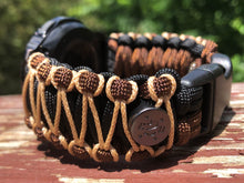 Load image into Gallery viewer, Samsung Galaxy Watch Band, Galaxy 42mm, Galaxy 46mm, Gear S3 Frontier, Gear S3 Classic, Gear Sport, 550 Paracord Watch Band.