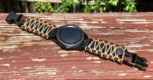 Load image into Gallery viewer, Samsung Galaxy Watch Band, Galaxy 42mm, Galaxy 46mm, Gear S3 Frontier, Gear S3 Classic, Gear Sport, 550 Paracord Watch Band.