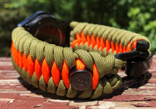 Load image into Gallery viewer, Samsung Galaxy Watch Band, Galaxy 42mm, Galaxy 46mm, Gear S3 Frontier, Gear S3 Classic, Gear Sport, 550 Paracord Watch Band.