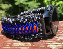 Load image into Gallery viewer, Samsung Galaxy Watch Band, Galaxy 42mm, Galaxy 46mm, Gear S3 Frontier, Gear S3 Classic, Gear Sport, 550 Paracord Watch Band.