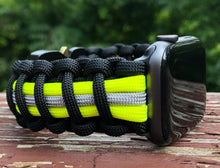 Charger l'image dans la galerie, Paracord Watch Band compatible with Apple Watch Series 1, 2, 3, 4, 5, 6, 7, 8, Ultra & SE (watch not included)