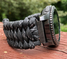 Load image into Gallery viewer, Samsung Galaxy Watch Band, Galaxy 42mm, Galaxy 46mm, Gear S3 Frontier, Gear S3 Classic, Gear Sport, 550 Paracord Watch Band.
