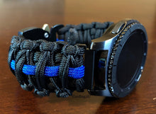Load image into Gallery viewer, Samsung Galaxy Watch Band, Galaxy 42mm, Galaxy 46mm, Gear S3 Frontier, Gear S3 Classic, Gear Sport, 550 Paracord Watch Band.