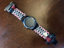Load image into Gallery viewer, Samsung Galaxy Watch Band, Galaxy 42mm, Galaxy 46mm, Gear S3 Frontier, Gear S3 Classic, Gear Sport, 550 Paracord Watch Band.