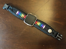 Lade das Bild in den Galerie-Viewer, Paracord Watch Band compatible with Fitbit Versa 1, Versa Lite, Versa 2, Versa 3, Versa 4, Sense, Sense 2 (watch not included).