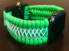 Charger l'image dans la galerie, Paracord Watch Band compatible with Apple Watch Series 1, 2, 3, 4, 5, 6, 7, 8, Ultra & SE (watch not included)
