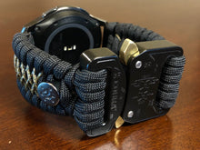Load image into Gallery viewer, Samsung Galaxy Watch Band, Galaxy 42mm, Galaxy 46mm, Gear S3 Frontier, Gear S3 Classic, Gear Sport, 550 Paracord Watch Band.