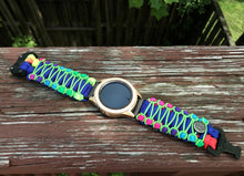 Load image into Gallery viewer, Samsung Galaxy Watch Band, Galaxy 42mm, Galaxy 46mm, Gear S3 Frontier, Gear S3 Classic, Gear Sport, 550 Paracord Watch Band.