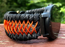 Lade das Bild in den Galerie-Viewer, Paracord Watch Band compatible with Garmin Approach S12, Approach S40, Approach S42, D2 Air, Vivoactive 3S, Vivoactive 3, Vivoactive 3 Music, Vivoactive 4S, Vivoactive 4, Venu, Venu 2S, Venu 2, Venu SQ, Venu Music (watch not included)