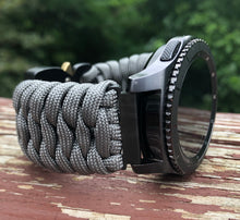 Load image into Gallery viewer, Samsung Galaxy Watch Band, Galaxy 42mm, Galaxy 46mm, Gear S3 Frontier, Gear S3 Classic, Gear Sport, 550 Paracord Watch Band.