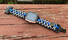 Lade das Bild in den Galerie-Viewer, Paracord Watch Band compatible with Fitbit Versa 1, Versa Lite, Versa 2, Versa 3, Versa 4, Sense, Sense 2 (watch not included).