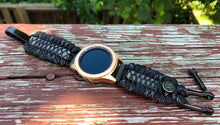 Load image into Gallery viewer, Samsung Galaxy Watch Band, Galaxy 42mm, Galaxy 46mm, Gear S3 Frontier, Gear S3 Classic, Gear Sport, 550 Paracord Watch Band.