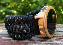 Load image into Gallery viewer, Samsung Galaxy Watch Band, Galaxy 42mm, Galaxy 46mm, Gear S3 Frontier, Gear S3 Classic, Gear Sport, 550 Paracord Watch Band.