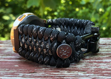 Load image into Gallery viewer, Samsung Galaxy Watch Band, Galaxy 42mm, Galaxy 46mm, Gear S3 Frontier, Gear S3 Classic, Gear Sport, 550 Paracord Watch Band.