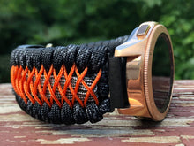 Load image into Gallery viewer, Samsung Galaxy Watch Band, Galaxy 42mm, Galaxy 46mm, Gear S3 Frontier, Gear S3 Classic, Gear Sport, 550 Paracord Watch Band.