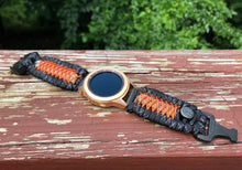 Load image into Gallery viewer, Samsung Galaxy Watch Band, Galaxy 42mm, Galaxy 46mm, Gear S3 Frontier, Gear S3 Classic, Gear Sport, 550 Paracord Watch Band.