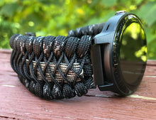 Load image into Gallery viewer, Paracord Watch Band compatible with Garmin Approach S12, Approach S40, Approach S42, D2 Air, Vivoactive 3S, Vivoactive 3, Vivoactive 3 Music, Vivoactive 4S, Vivoactive 4, Venu, Venu 2S, Venu 2, Venu SQ, Venu Music (watch not included)