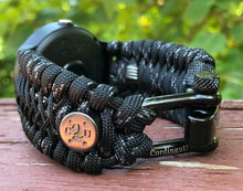 Load image into Gallery viewer, Paracord Watch Band compatible with Garmin Approach S12, Approach S40, Approach S42, D2 Air, Vivoactive 3S, Vivoactive 3, Vivoactive 3 Music, Vivoactive 4S, Vivoactive 4, Venu, Venu 2S, Venu 2, Venu SQ, Venu Music (watch not included)