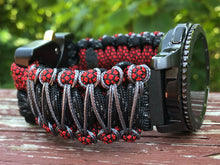 Load image into Gallery viewer, Samsung Galaxy Watch Band, Galaxy 42mm, Galaxy 46mm, Gear S3 Frontier, Gear S3 Classic, Gear Sport, 550 Paracord Watch Band.