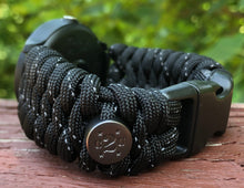 Charger l'image dans la galerie, Paracord watch band compatible with Garmin Approach S12/S40/S42, D2 Air/X10, Vivoactive, Venu, Vivomove, Forerunner 55/245/255/645/745 (watch not included)