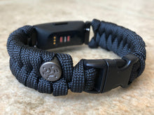 Load image into Gallery viewer, Paracord watch band personalized to replace bands for Fitbit Inspire, Fitbit Luxe, and Fitbit Alta (watch not included)