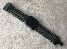 Lade das Bild in den Galerie-Viewer, Paracord Watch Band compatible with Apple Watch Series 1, 2, 3, 4, 5, 6, 7, 8, Ultra & SE (watch not included)