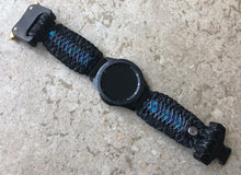 Load image into Gallery viewer, Samsung Galaxy Watch Band, Galaxy 42mm, Galaxy 46mm, Gear S3 Frontier, Gear S3 Classic, Gear Sport, 550 Paracord Watch Band.