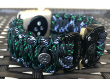 Lade das Bild in den Galerie-Viewer, Paracord Watch Band compatible with Apple Watch Series 1, 2, 3, 4, 5, 6, 7 & SE (watch not included)