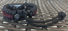 Load image into Gallery viewer, Paracord watch band personalized to replace bands for Fitbit Inspire, Fitbit Luxe, and Fitbit Alta (watch not included).