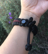 Load image into Gallery viewer, Paracord watch band personalized to replace bands for Fitbit Inspire, Fitbit Luxe, and Fitbit Alta (watch not included).