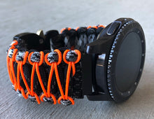 Load image into Gallery viewer, Samsung Galaxy Watch Band, Galaxy 42mm, Galaxy 46mm, Gear S3 Frontier, Gear S3 Classic, Gear Sport, 550 Paracord Watch Band.