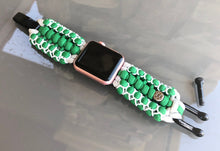 Cargar imagen en el visor de la galería, Paracord Watch Band compatible with Apple Watch Series 1, 2, 3, 4, 5, 6, 7 & SE (watch not included)