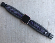 Lade das Bild in den Galerie-Viewer, Paracord Watch Band compatible with Fitbit Versa 1, Versa Lite, Versa 2, Versa 3, Versa 4, Sense, Sense 2 (watch not included).