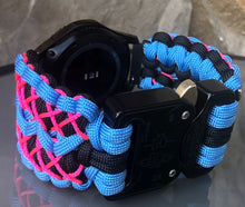 Load image into Gallery viewer, Samsung Galaxy Watch Band, Galaxy 42mm, Galaxy 46mm, Gear S3 Frontier, Gear S3 Classic, Gear Sport, 550 Paracord Watch Band.