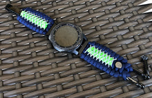 Load image into Gallery viewer, Samsung Galaxy Watch Band, Galaxy 42mm, Galaxy 46mm, Gear S3 Frontier, Gear S3 Classic, Gear Sport, 550 Paracord Watch Band.