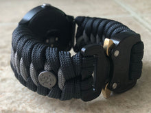 Lade das Bild in den Galerie-Viewer, Paracord Watch Band compatible with Garmin Approach S12, Approach S40, Approach S42, D2 Air, Vivoactive 3S, Vivoactive 3, Vivoactive 3 Music, Vivoactive 4S, Vivoactive 4, Venu, Venu 2S, Venu 2, Venu SQ, Venu Music (watch not included)
