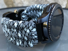 Load image into Gallery viewer, Samsung Galaxy Watch Band, Galaxy 42mm, Galaxy 46mm, Gear S3 Frontier, Gear S3 Classic, Gear Sport, 550 Paracord Watch Band.