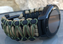 Lade das Bild in den Galerie-Viewer, Paracord Watch Band compatible with Garmin Approach S12, Approach S40, Approach S42, D2 Air, Vivoactive 3S, Vivoactive 3, Vivoactive 3 Music, Vivoactive 4S, Vivoactive 4, Venu, Venu 2S, Venu 2, Venu SQ, Venu Music (watch not included)