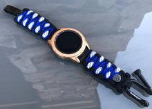 Charger l'image dans la galerie, Samsung Galaxy Watch Band, Galaxy 42mm, Galaxy 46mm, Gear S3 Frontier, Gear S3 Classic, Gear Sport, 550 Paracord Watch Band.