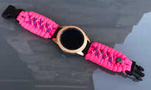 Load image into Gallery viewer, Samsung Galaxy Watch Band, Galaxy 42mm, Galaxy 46mm, Gear S3 Frontier, Gear S3 Classic, Gear Sport, 550 Paracord Watch Band.