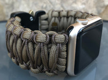 Lade das Bild in den Galerie-Viewer, Paracord Watch Band compatible with Apple Watch Series 1, 2, 3, 4, 5, 6, 7, 8, Ultra & SE (watch not included)