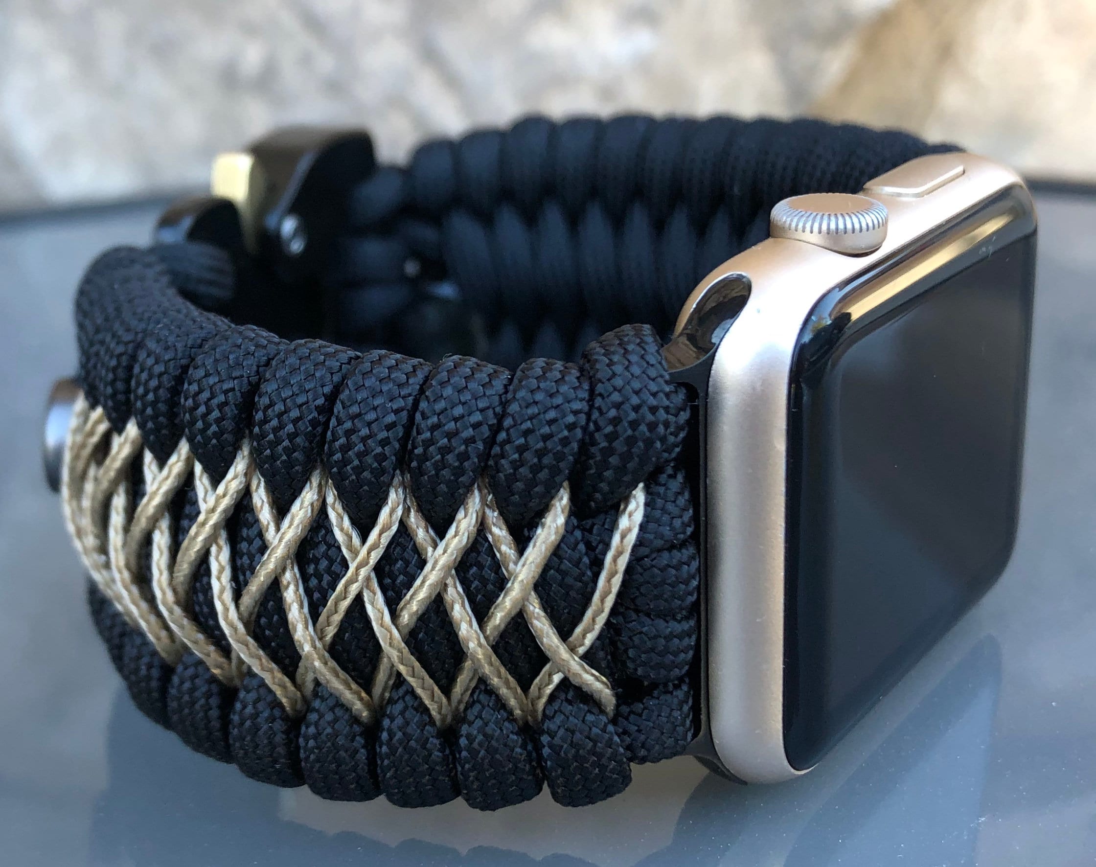 Paracord Watch Band compatible with Apple Watch Series 1, 2, 3, 4