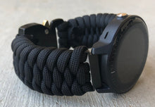 Load image into Gallery viewer, Paracord Watch Band compatible with Garmin Approach S12, Approach S40, Approach S42, D2 Air, Vivoactive 3S, Vivoactive 3, Vivoactive 3 Music, Vivoactive 4S, Vivoactive 4, Venu, Venu 2S, Venu 2, Venu SQ, Venu Music(watch not included)