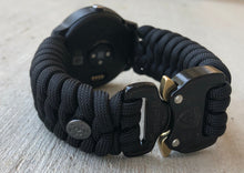 Load image into Gallery viewer, Paracord Watch Band compatible with Garmin Approach S12, Approach S40, Approach S42, D2 Air, Vivoactive 3S, Vivoactive 3, Vivoactive 3 Music, Vivoactive 4S, Vivoactive 4, Venu, Venu 2S, Venu 2, Venu SQ, Venu Music(watch not included)