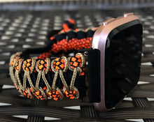 Lade das Bild in den Galerie-Viewer, Paracord Watch Band compatible with Fitbit Versa 1, Versa Lite, Versa 2, Versa 3, Versa 4, Sense, Sense 2 (watch not included).