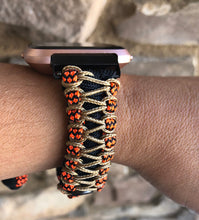 Lade das Bild in den Galerie-Viewer, Paracord Watch Band compatible with Fitbit Versa 1, Versa Lite, Versa 2, Versa 3, Versa 4, Sense, Sense 2 (watch not included).