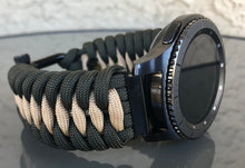 Load image into Gallery viewer, Samsung Galaxy Watch Band, Galaxy 42mm, Galaxy 46mm, Gear S3 Frontier, Gear S3 Classic, Gear Sport, 550 Paracord Watch Band.