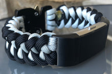 Charger l'image dans la galerie, Paracord Watch Band compatible with Fitbit Charge 2, Charge 3, Charge 4, Charge 5 & Charge 6 (Watch not included)